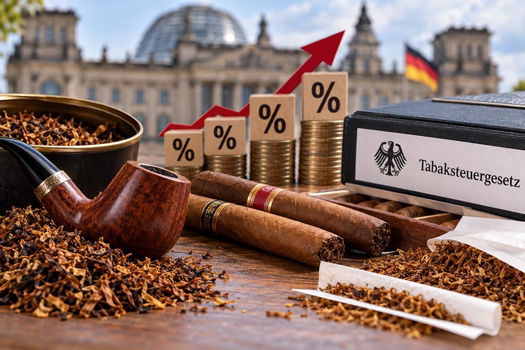 Tabaksteuer 2027: Pfeifentabak, Zigarren und Feinschnitt werden teurer