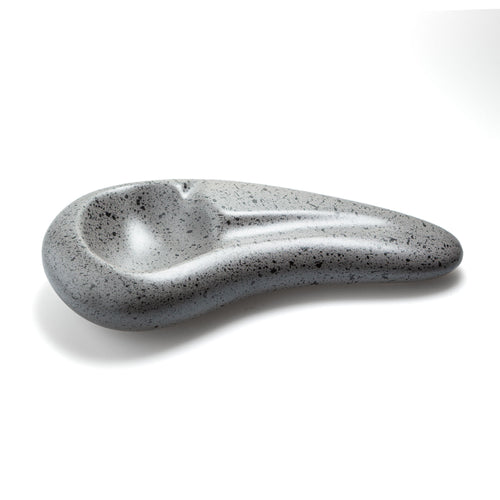 1er-Pfeifenständer Steinoptik Nierenförmig