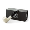 Altinay Bebek Carved Meerschaum Pipe Dublin Black