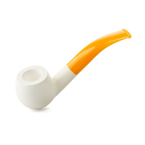Altinay Bebek Meerschaum Pipe Pot Amber