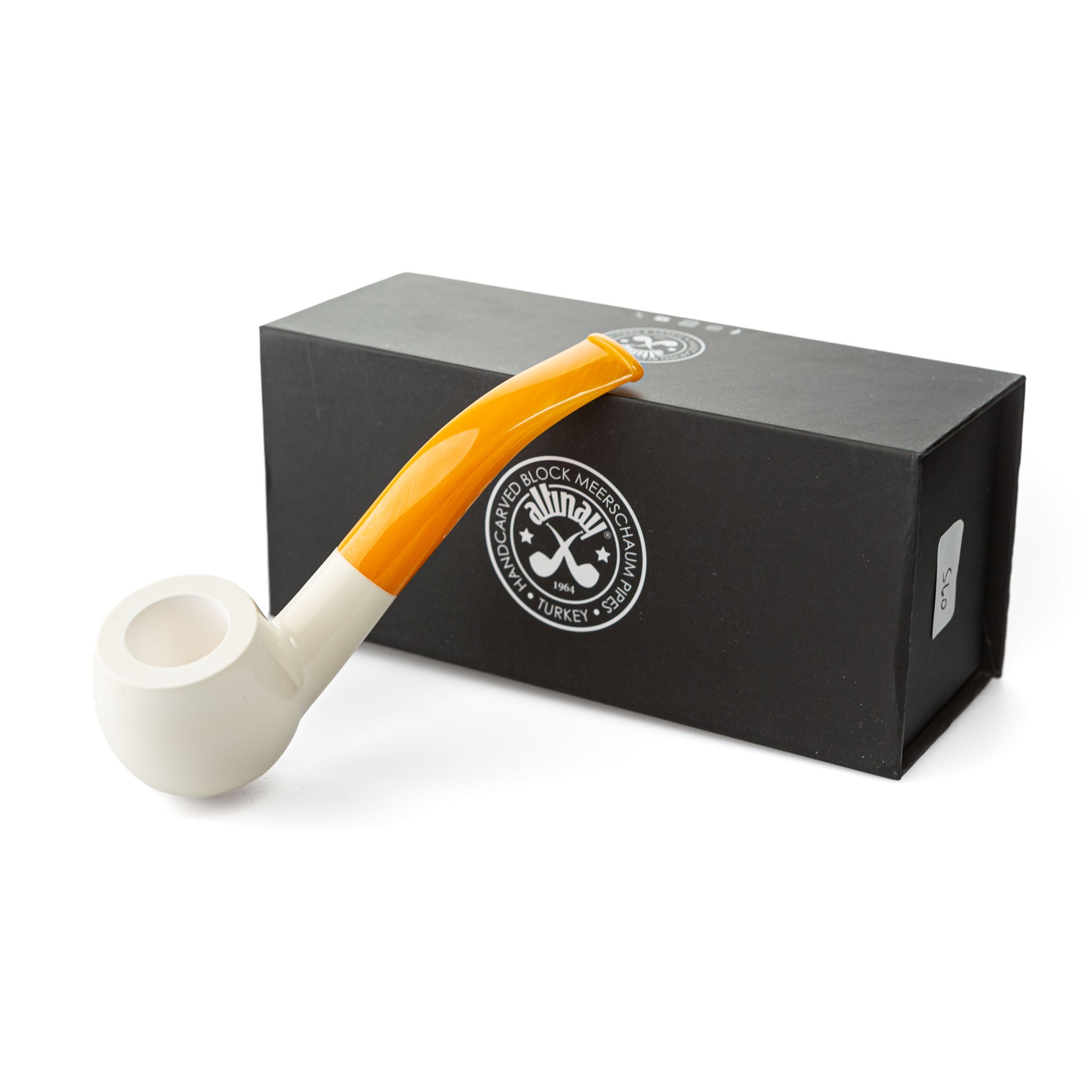 Altinay Bebek Meerschaum Pipe Pot Amber