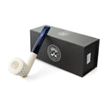 Altinay Exclusive White Blue Meerschaum Pipe Carved Dublin