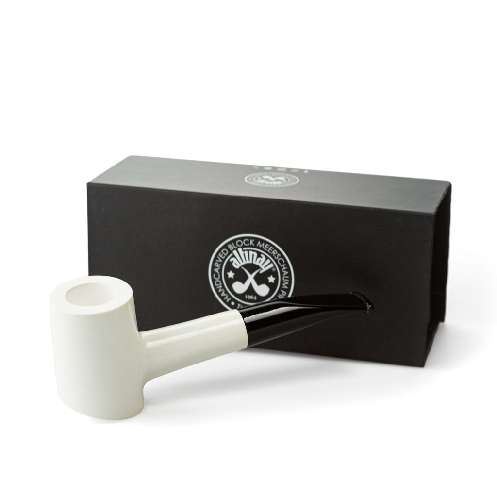 Altinay Meerschaum Pipe Düz Stand-up Poker Black