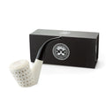 Altinay Meerschaumpfeife Carved Full Bent Stand-up Poker Black