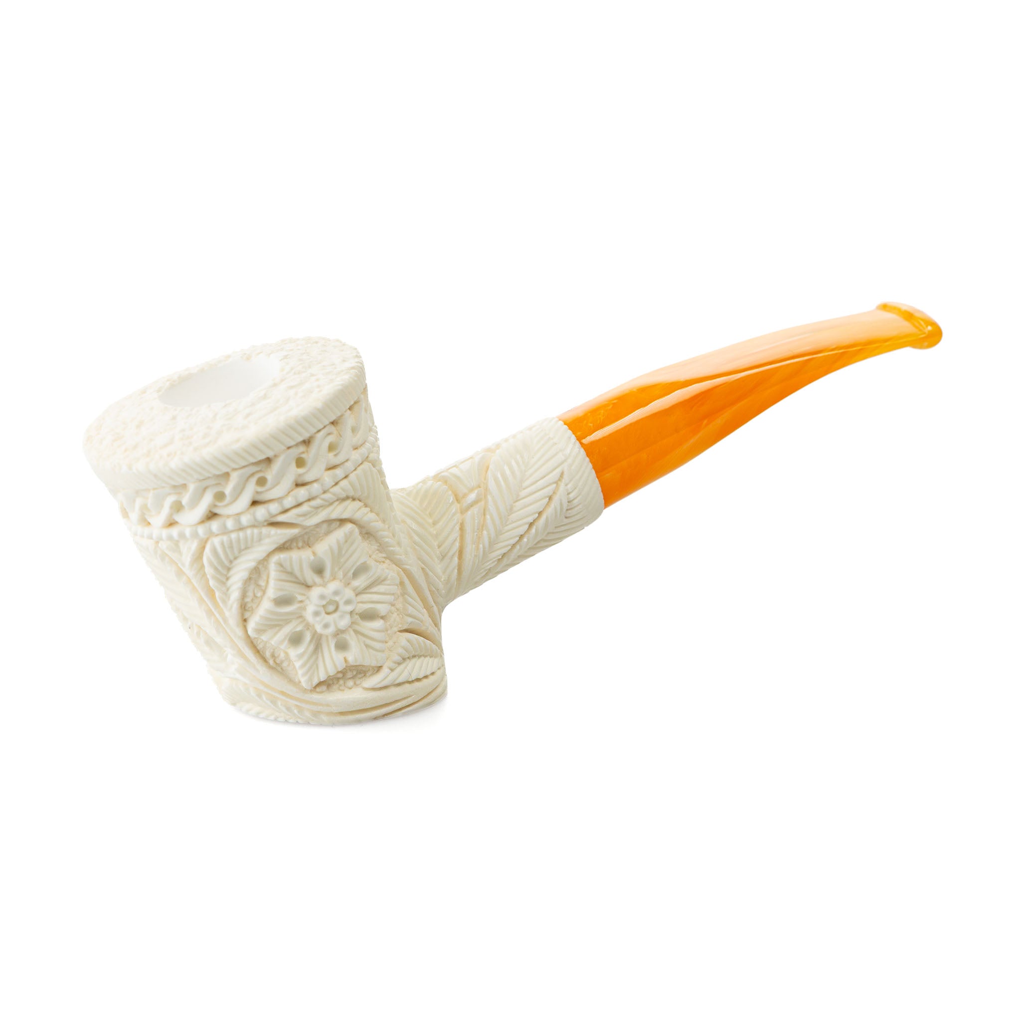 Altinay Meerschaumpfeife Carved Stand-up Poker Amber