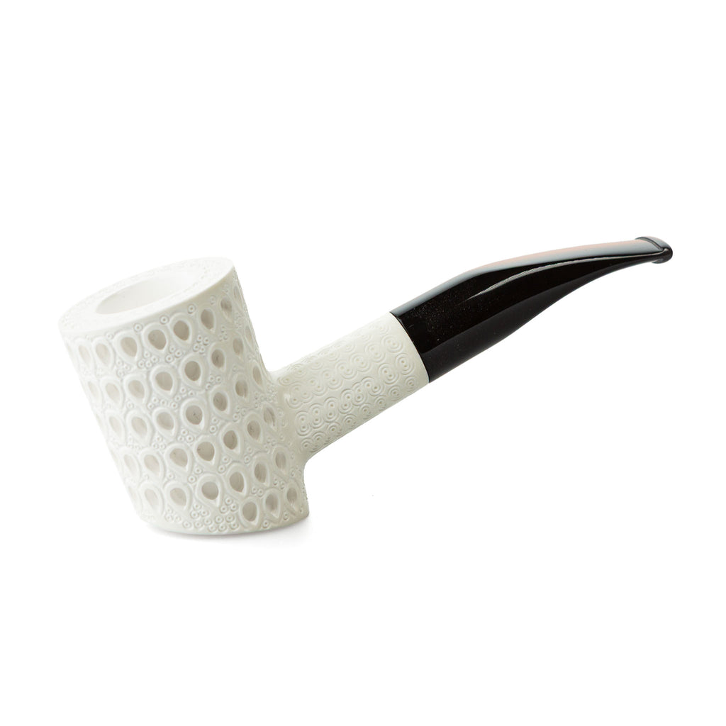 Altinay Meerschaumpfeife Stand-up Poker Carved Black