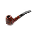 Angelo Pfeife Mod. 4 braun stylish gebogen mit Ring