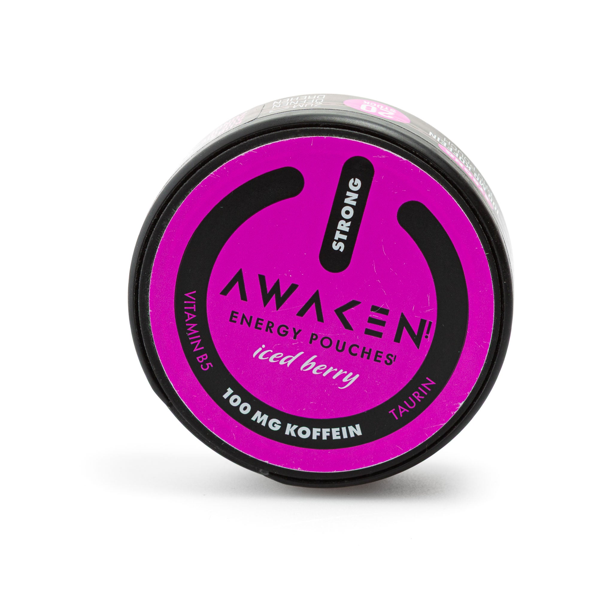 Awaken Strong Energy Pouches Iced Berry