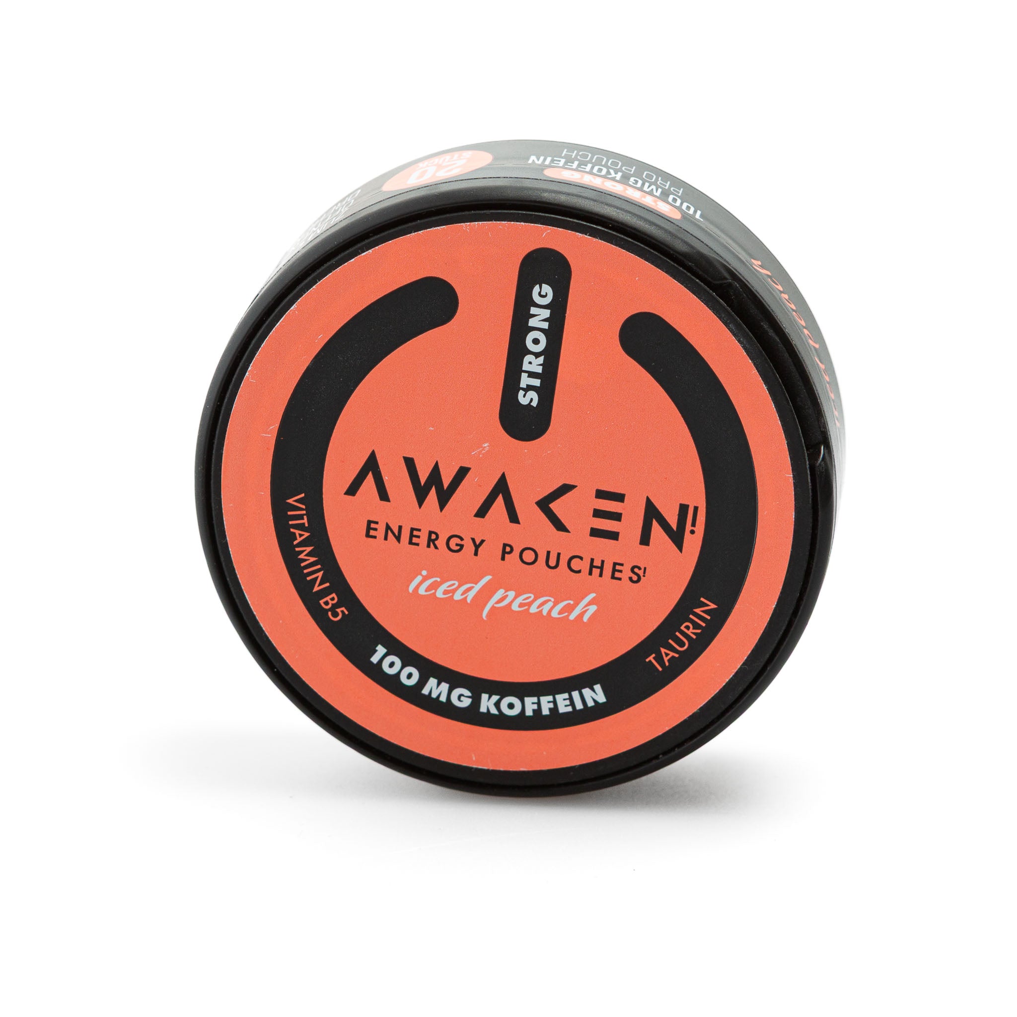 Awaken Strong Energy Pouches Iced Peach