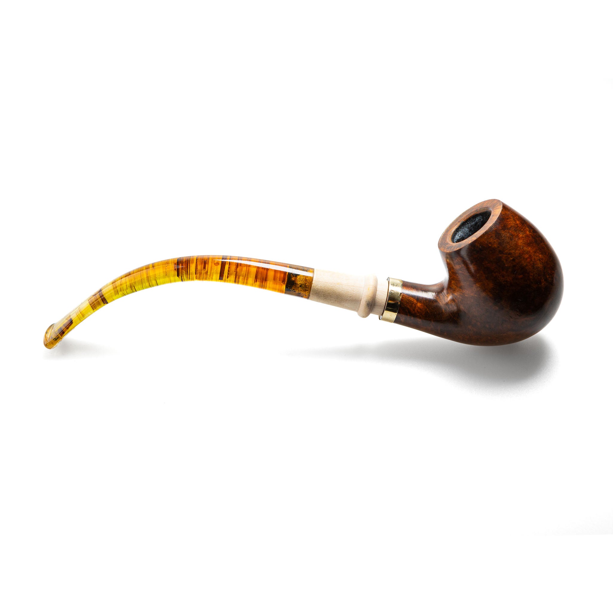 Bellini Full-Bent Lesepfeife mit Holzverbindung