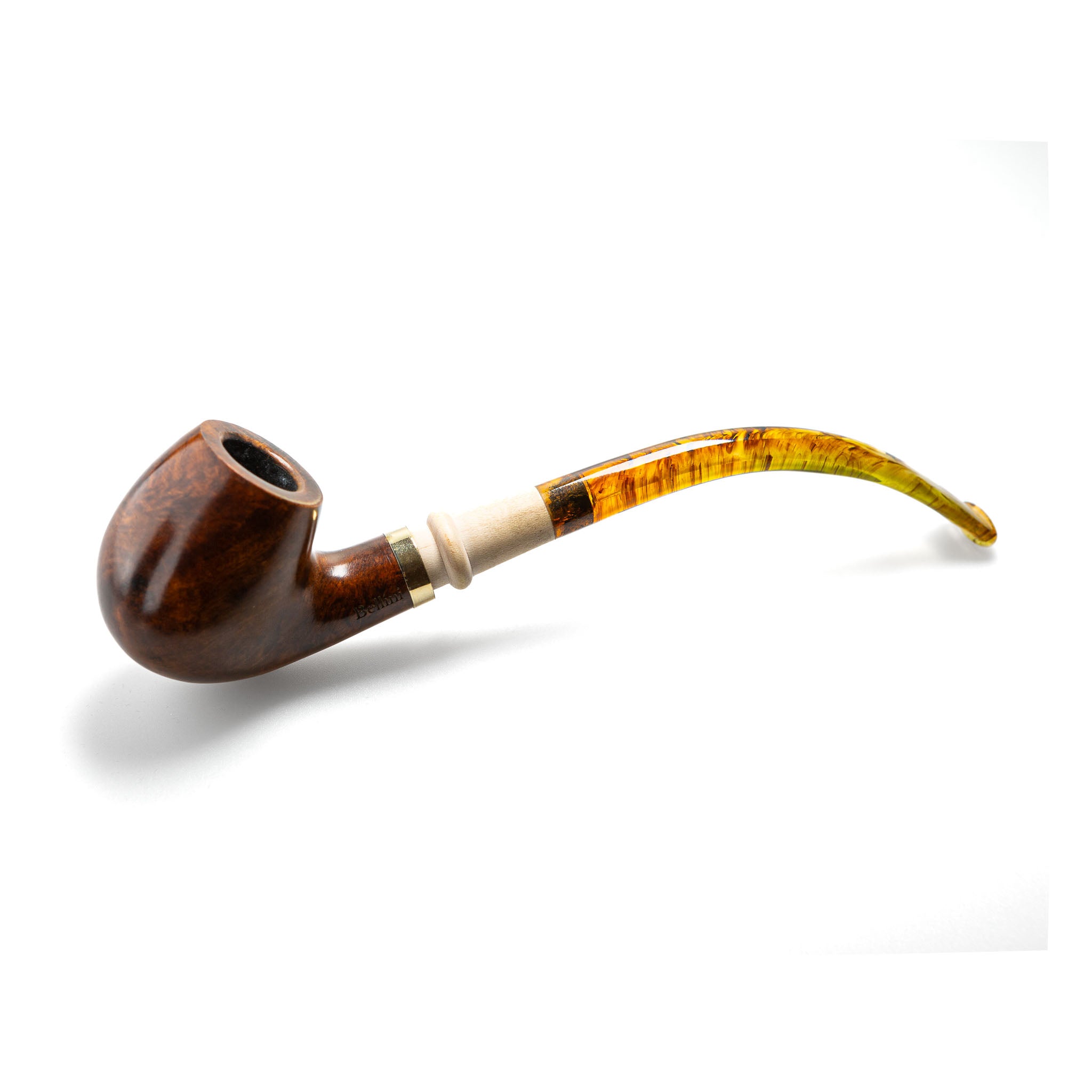 Bellini Full-Bent Lesepfeife mit Holzverbindung