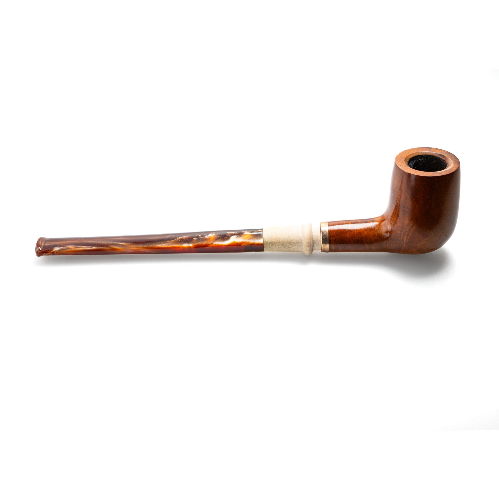 Bellini Hellbraun Straight Lesepfeife mit Holzverbindung