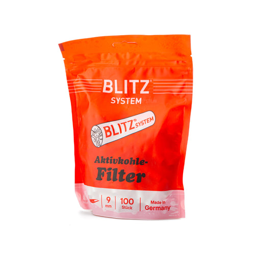 Blitz Aktivkohle Filter 9mm 100 Stück