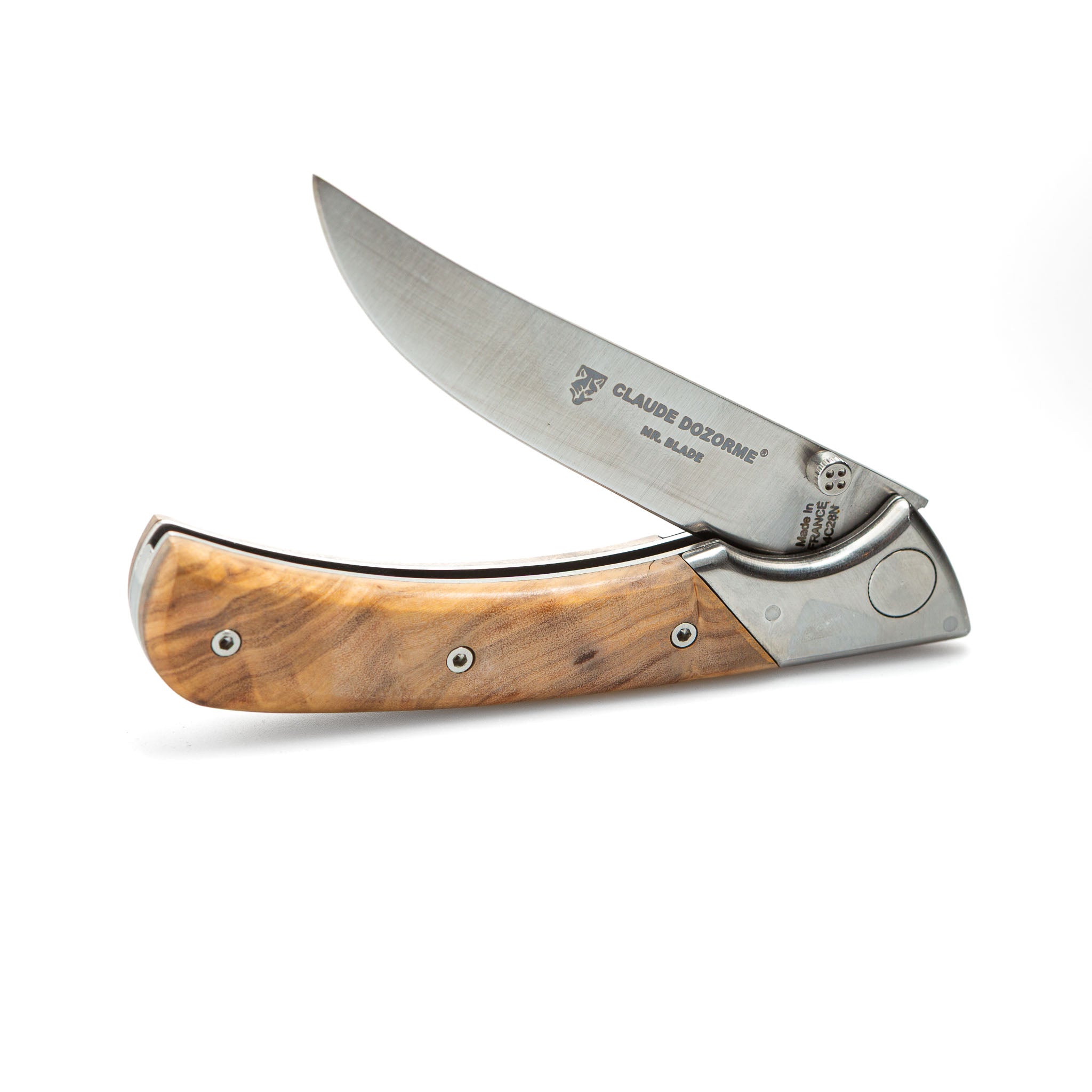 Claude Dorzome Jagdmesser Olivenholz