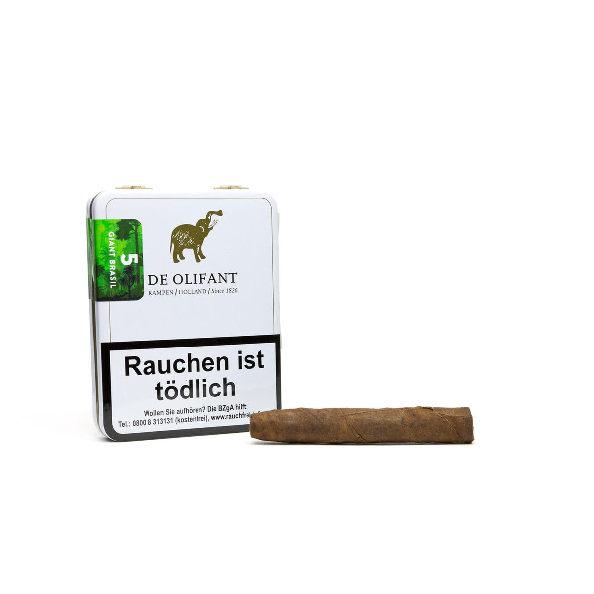 De Olifant Modern Brasil Giant Cigarillo 5er-Blech