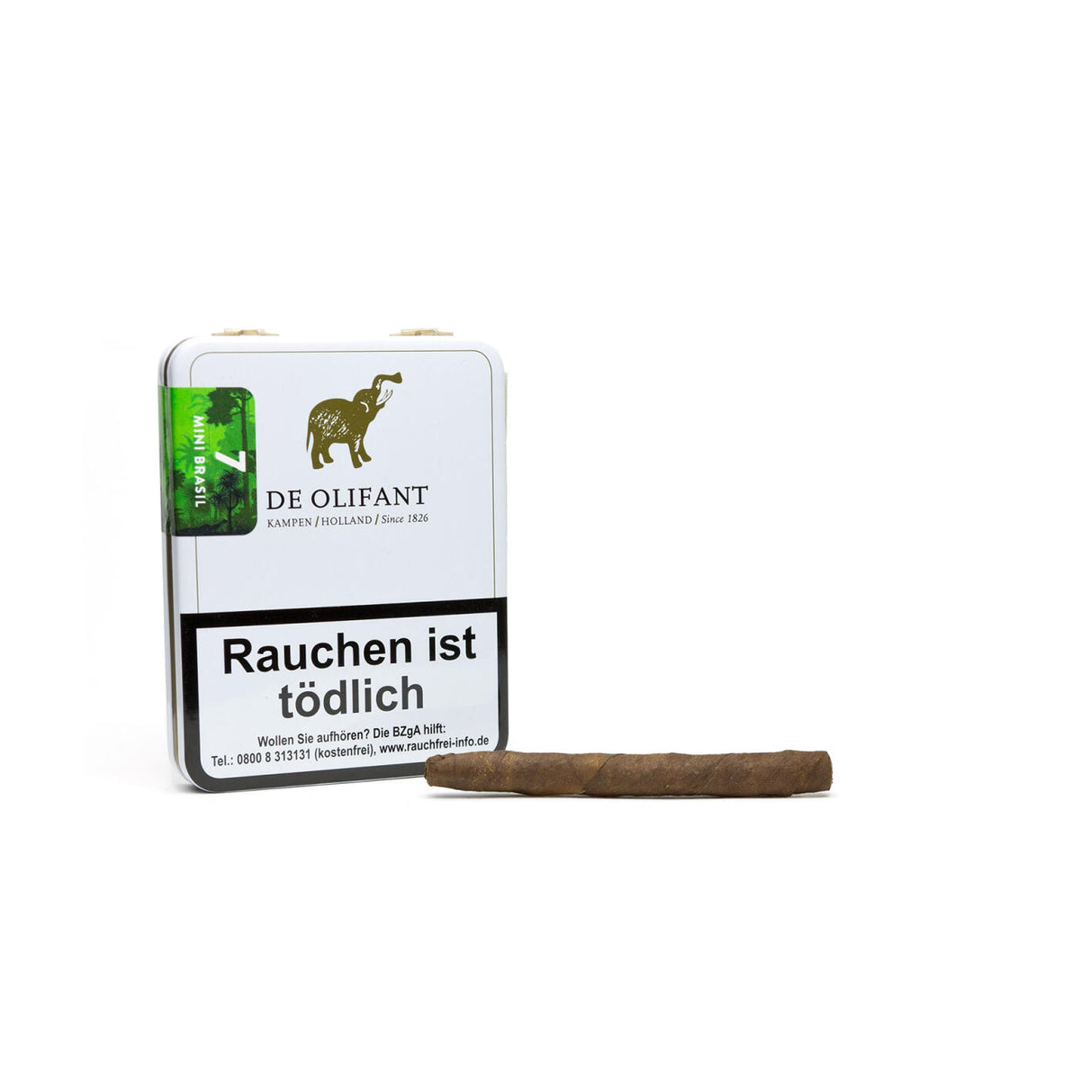 De Olifant Modern Brasil Mini Cigarillo 7er-Blech