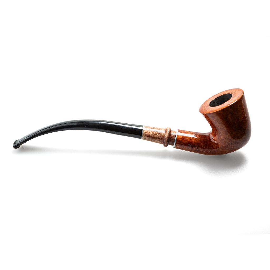 Giordano Lesepfeife Marrone Horn mit normalem Mundstück