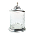 Glas Jar Silber