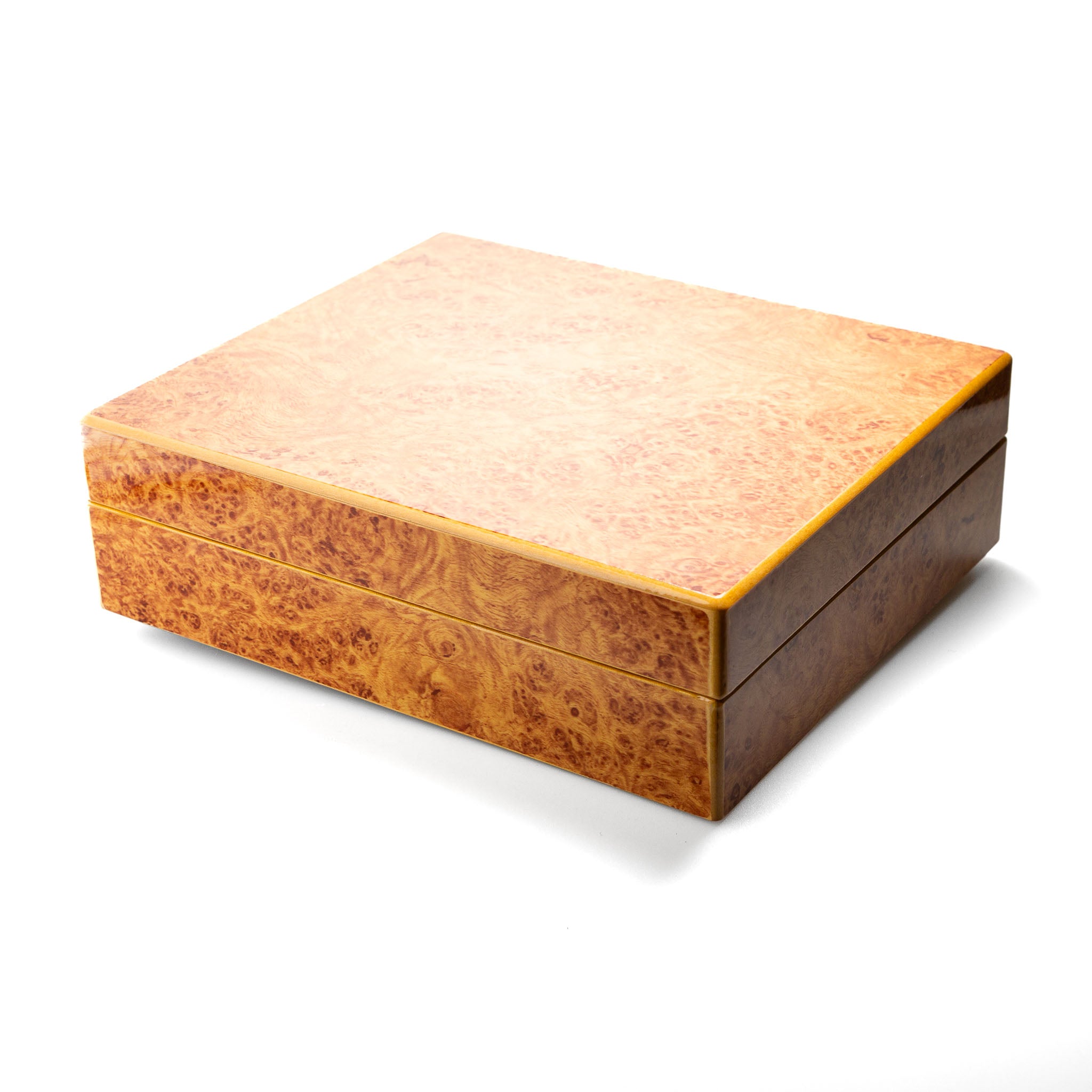 Humidor Furnier Holzmaserung Hell