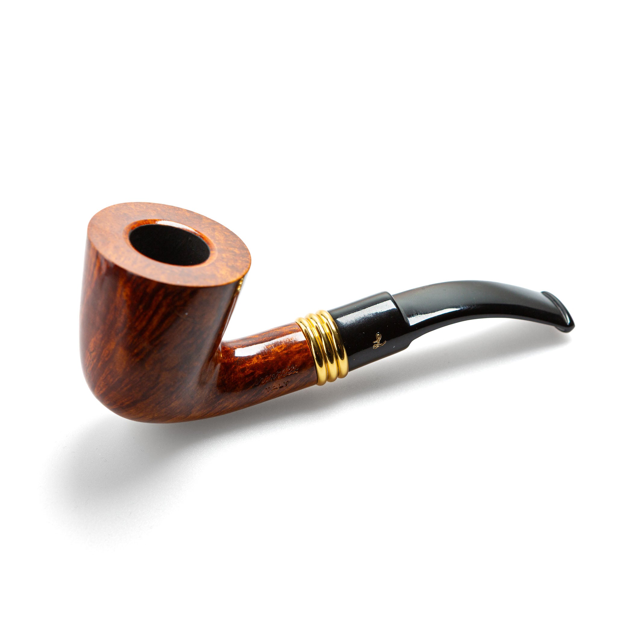 Lorenzetti Since 1934 Half-Bent Horn mit Goldverzierung