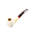 Meerschaum Apple Rotes Mundstück Half-Bent Second Hand