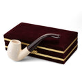 Meerschaum Pipe Düz Bent Red Stem