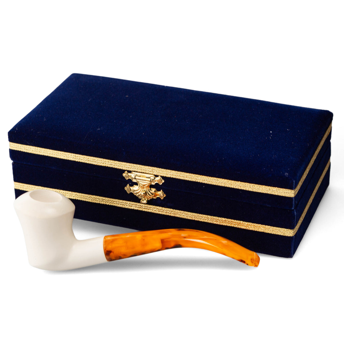 Meerschaum Pipe Düz Rhodesian Skater