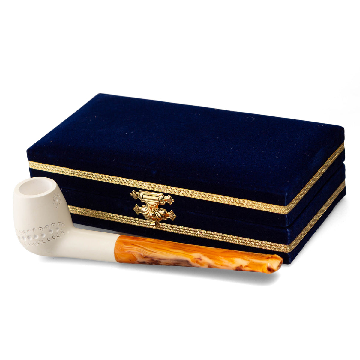 Meerschaum Pipe Düz Small Dublin