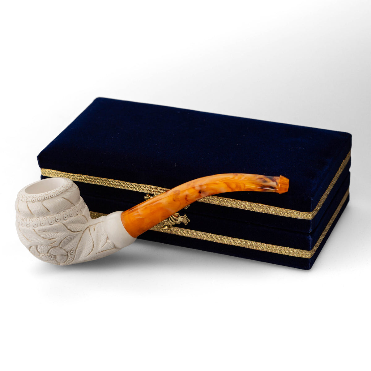 Meerschaum Pipe Islemeli Havali
