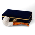 Meerschaum Pipe Islemeli Roku Half-Bent