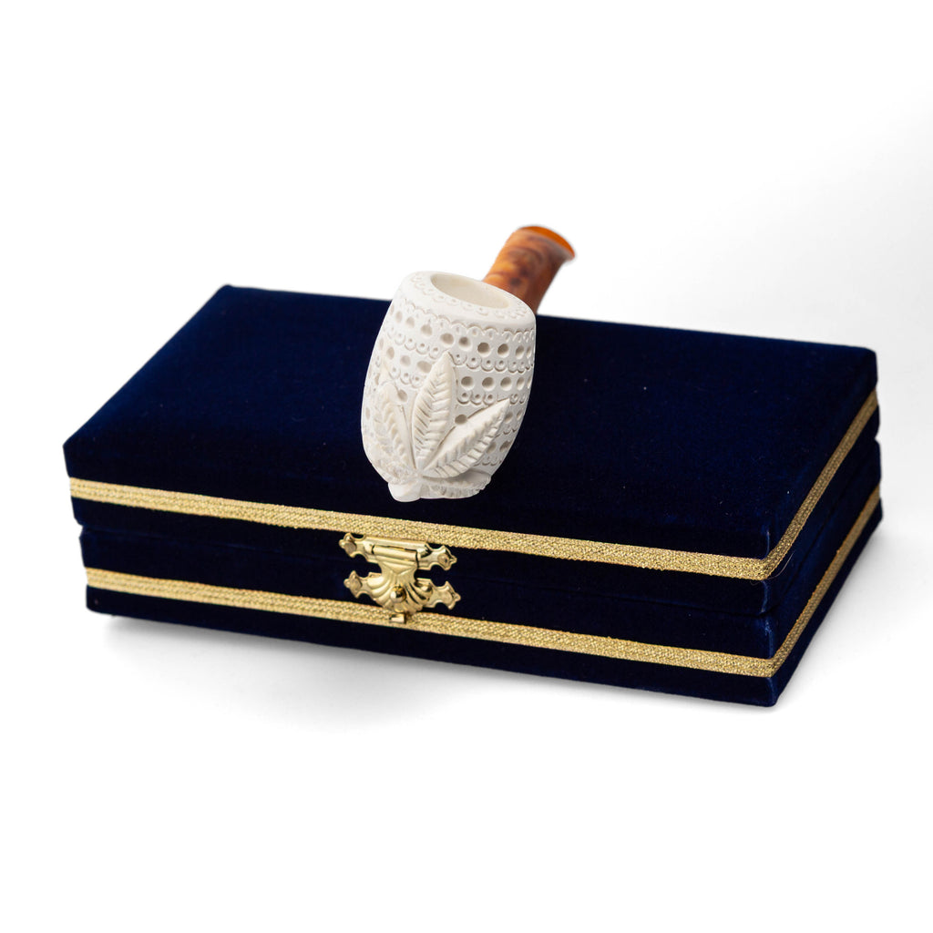 Meerschaum Pipe Islemeli Roku Lületasi