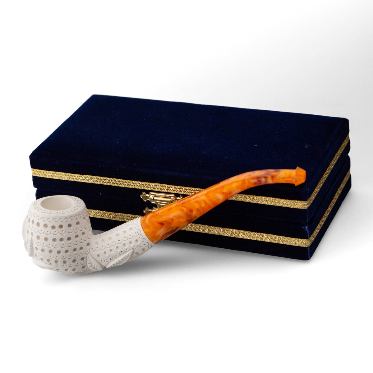 Meerschaum Pipe Islemeli Roku Small