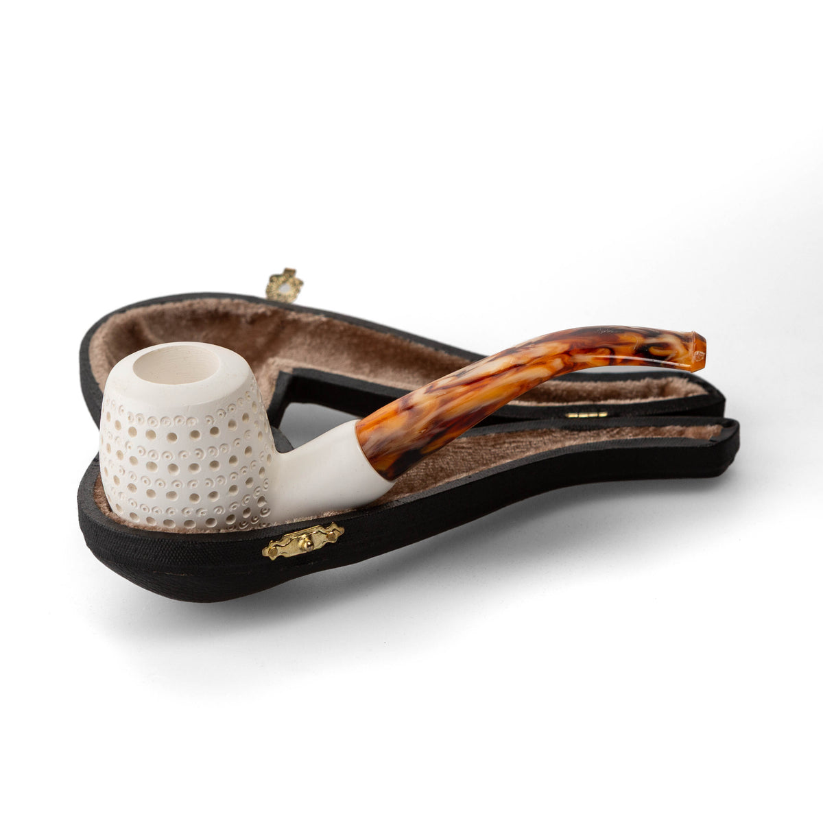 Meerschaum Pipe Lületasi Apple Big