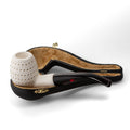 Meerschaum Pipe Lületasi Egg Dark Red Stem