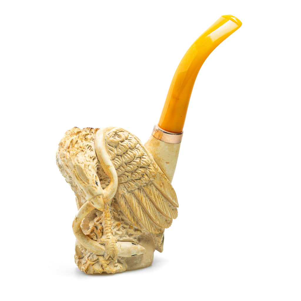Meerschaumpfeife Adler Schlange Estate