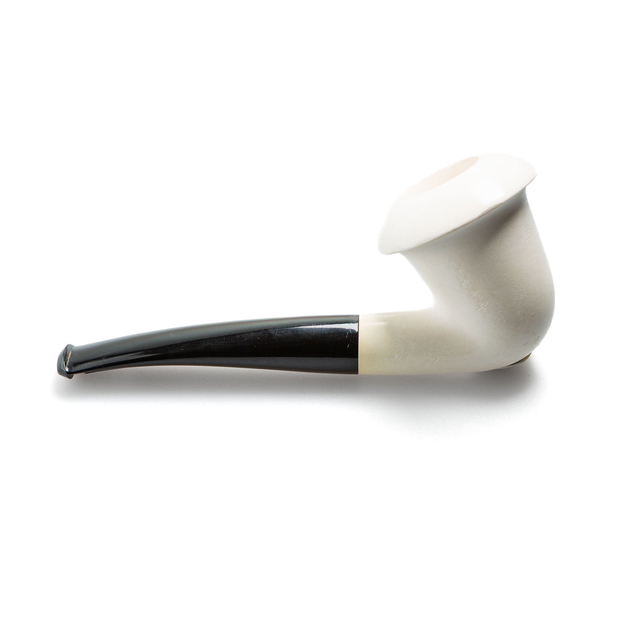 Meerschaumpfeife Half-Bent Horn