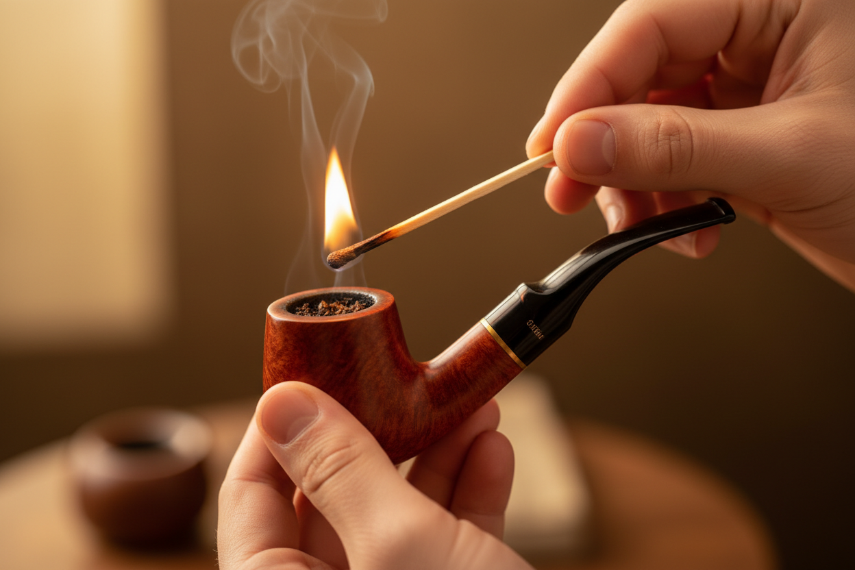 Pfeife anzünden – Anleitung für Einsteiger