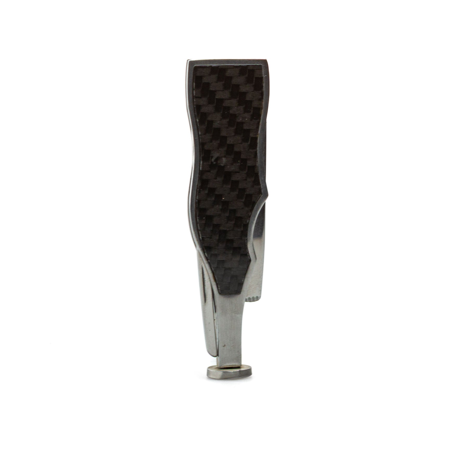 Pfeifenstopfer Metall Carbon Applikation