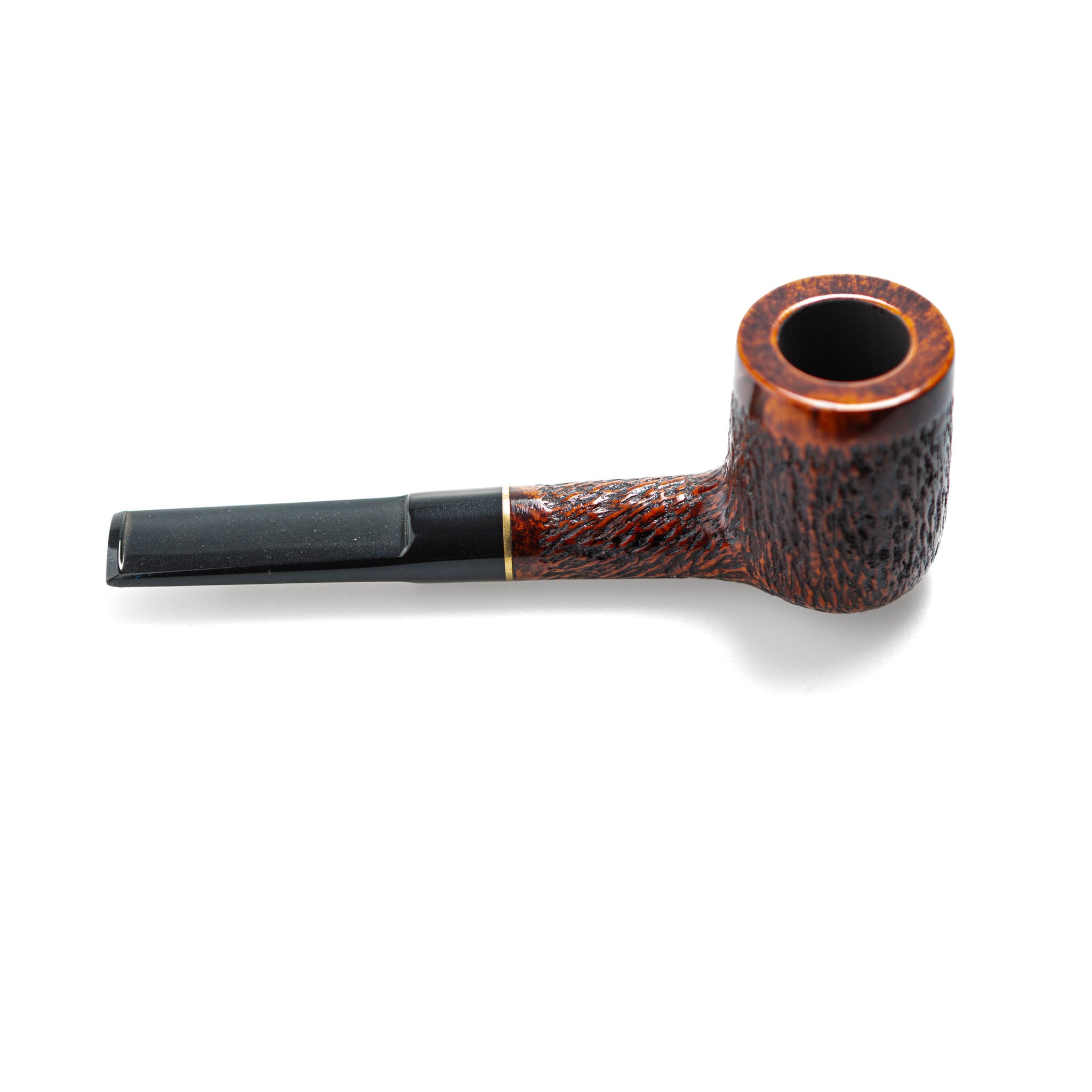 Real Bruyere Straight Pipe mit Goldring