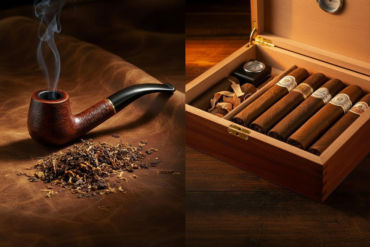Unterschied Pfeife vs. Zigarre – zwei Genusswelten im Vergleich