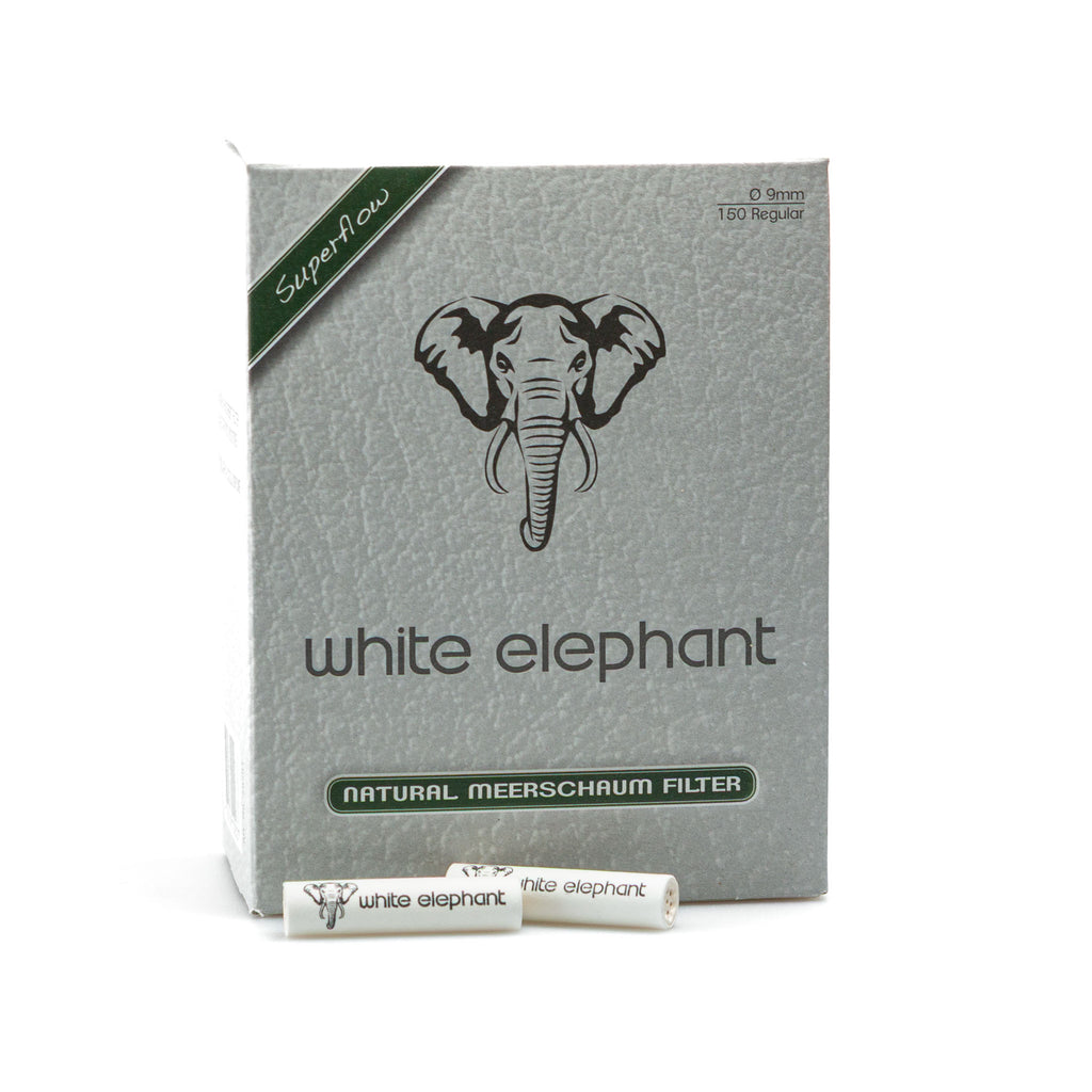 White Elephant Natural Meerschaum Filter 9mm