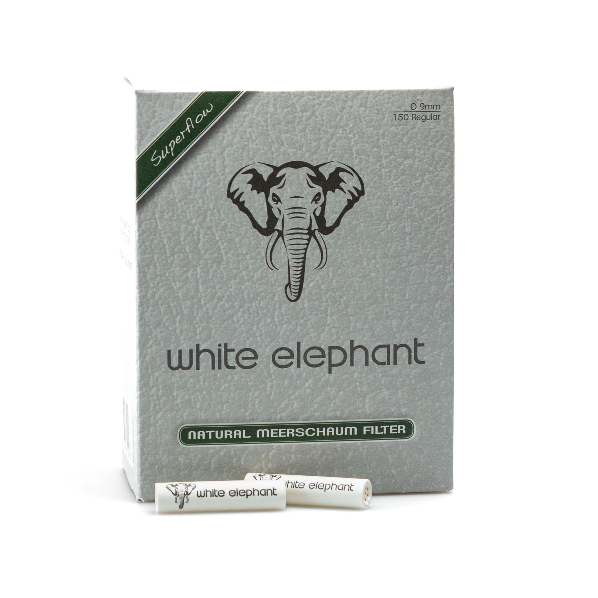 White Elephant Natural Meerschaum Filter 9mm